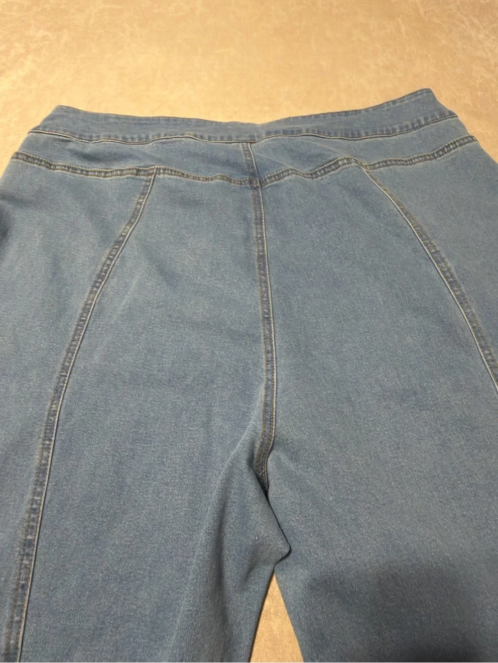 Cider Wide Flare Leg Women's Button Fly Light Wash Jeans. Women’s Size 3XL Short